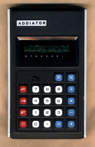 As far as I know Addiator sold at least 3 different types of electronic pocket calculators. Today they are extremely hard to find!