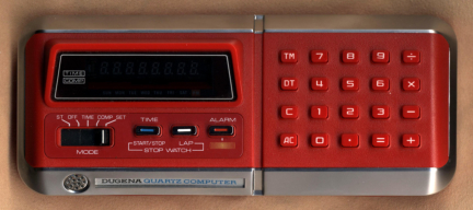 Rare Casio CQ-1 clone, beautiful red colour (some call it orange!)